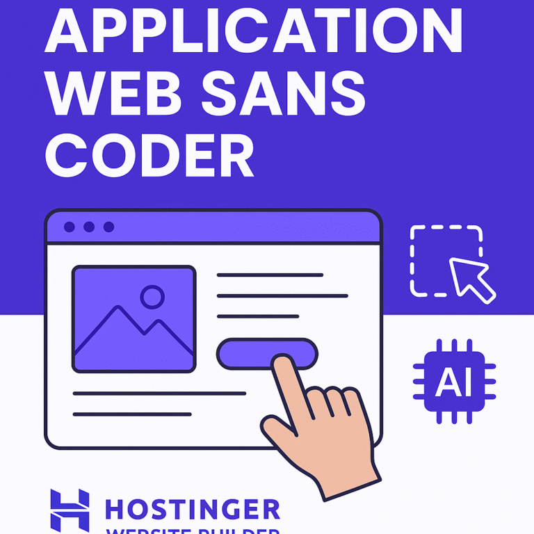 Créer une application web sans coder